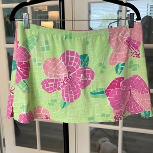 Vintage Lilly Pulitzer swim Skirt size large.